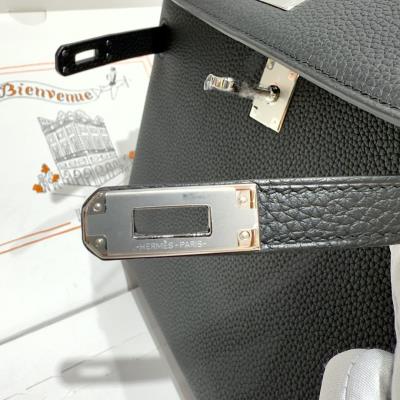 wholesale quality hermes kelly 25 retourne togo noir phw